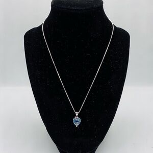925 Mystic Topaz Heart Necklace